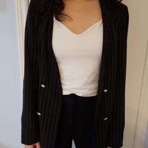 Zara Pinstripe Blazer